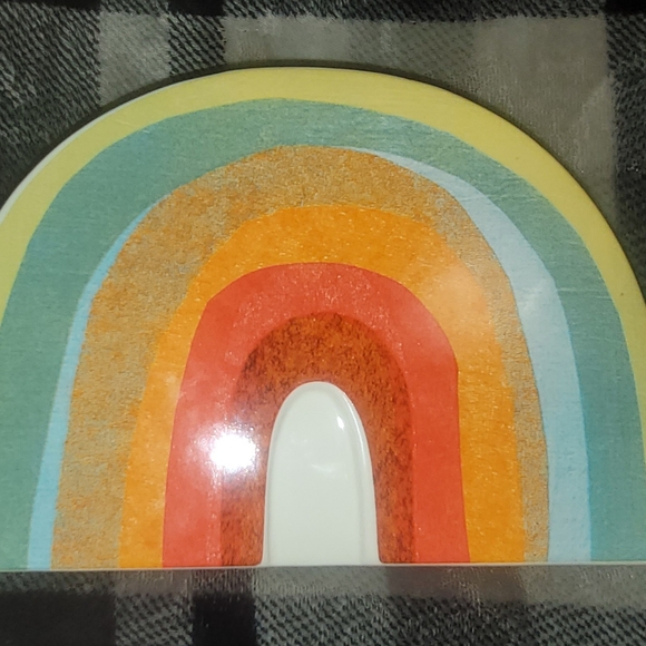 Hallmark Rainbow Coin Bank Ceramic Bright Colors Fun - Picture 5 of 5